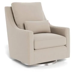 Gliders-Monte Design Vera Glider - Wool Fabric with Swivel Base