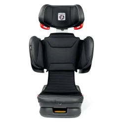 Car Seat Bases|High-Back Booster Seats-Peg Perego Viaggio Flex 120 Booster (Eco-Leather) Licorice