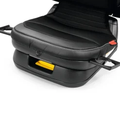 Car Seat Bases|High-Back Booster Seats-Peg Perego Viaggio Flex 120 Booster (Eco-Leather) Licorice