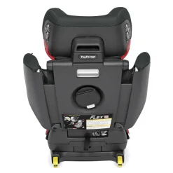 Car Seat Bases|High-Back Booster Seats-Peg Perego Viaggio Flex 120 Booster (Eco-Leather) Licorice