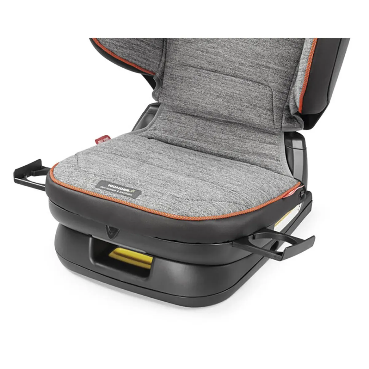 Car Seat Bases|High-Back Booster Seats-Peg Perego Viaggio Flex 120 Booster (Wonder) Wonder Grey