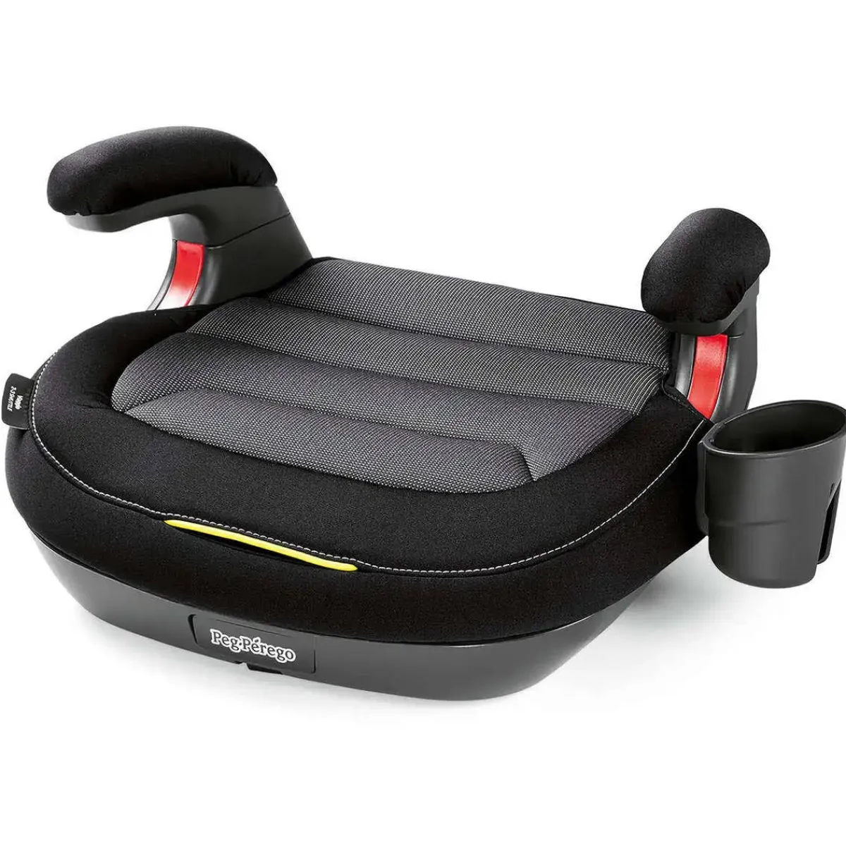 Car Seat Bases|Backless Booster Seats-Peg Perego Viaggio Shuttle 120 Booster (Eco-Leather) Licorice
