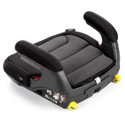 Car Seat Bases|Backless Booster Seats-Peg Perego Viaggio Shuttle 120 Booster (Eco-Leather) Licorice