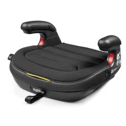 Car Seat Bases|Backless Booster Seats-Peg Perego Viaggio Shuttle 120 Booster (Eco-Leather) Licorice