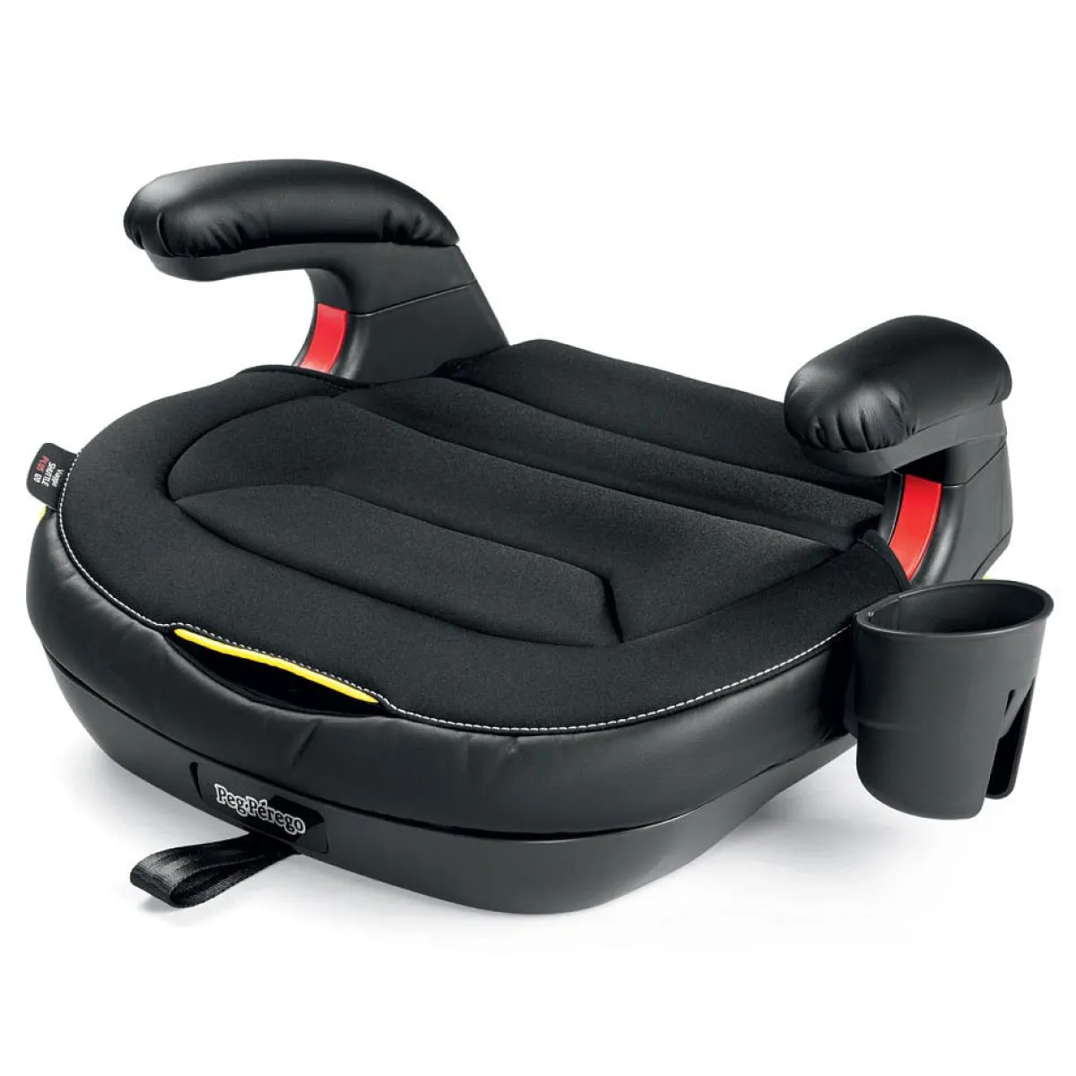 Car Seat Bases|High-Back Booster Seats-Peg Perego Viaggio Shuttle+ 120 Rigid Latch Booster (Eco-Leather)