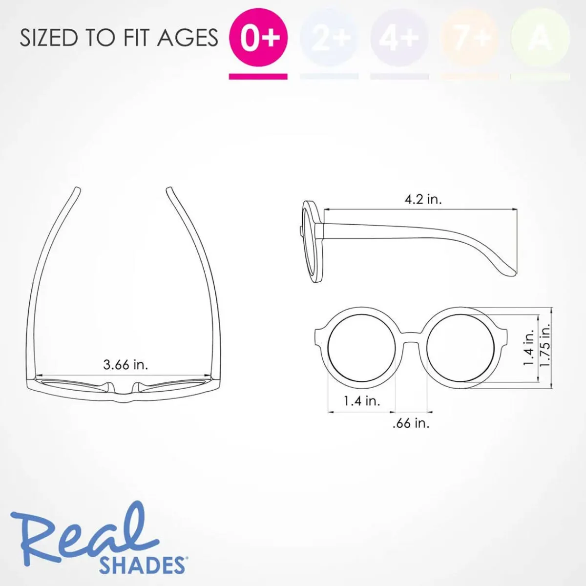Sunglasses-Real Kid Shades Vibe Sunglasses (Baby 0+)