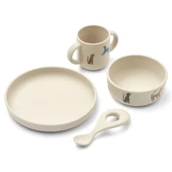 Feeding Sets-Liewood Vivi Printed Tableware Set