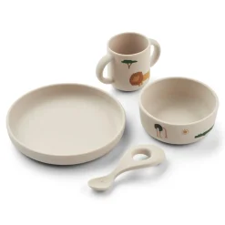 Feeding Sets-Liewood Vivi Printed Tableware Set