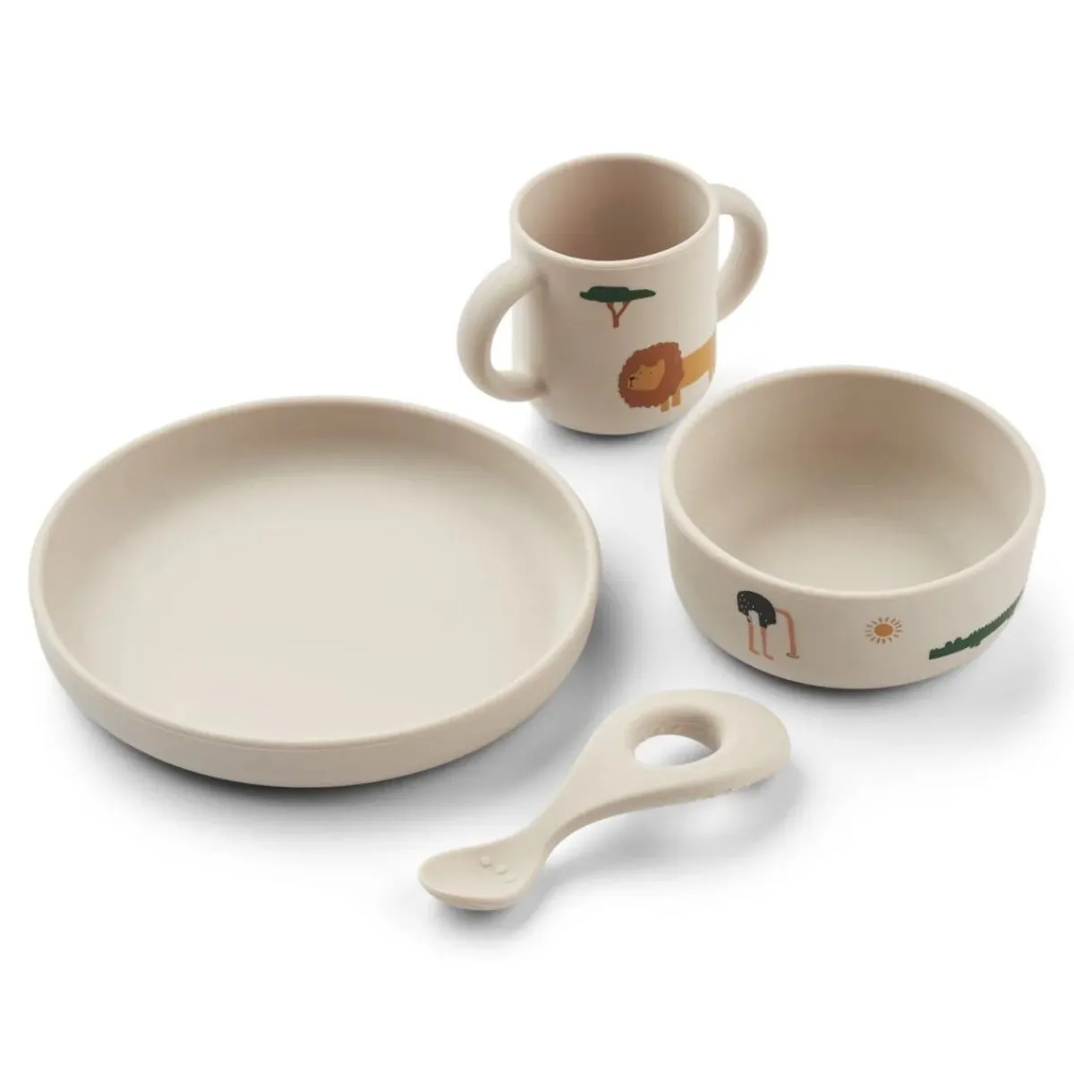 Feeding Sets-Liewood Vivi Printed Tableware Set