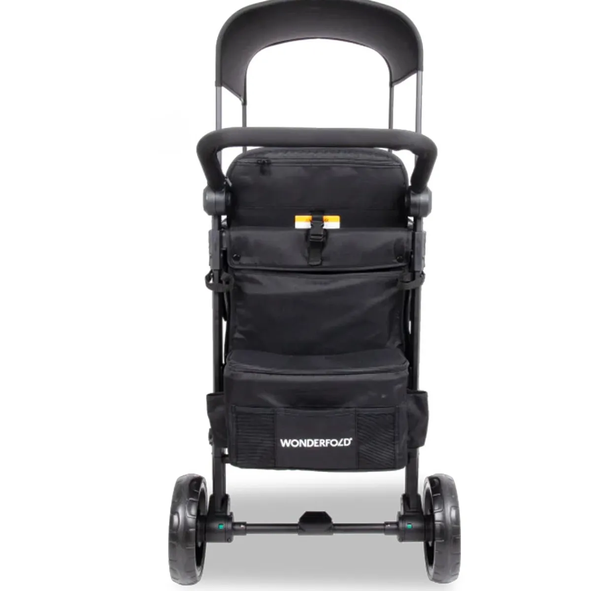 Wagons-WonderFold W2 Elite Pro Stroller Wagon Jet Black