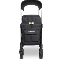 Wagons-WonderFold W2 Luxe Pro Stroller Wagon Jet Black