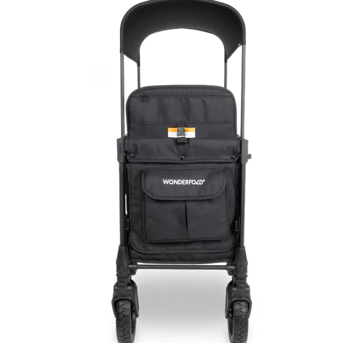 Wagons-WonderFold W2 Luxe Pro Stroller Wagon Jet Black