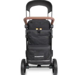 Wagons-WonderFold W2 Luxe Pro Stroller Wagon Jet Black