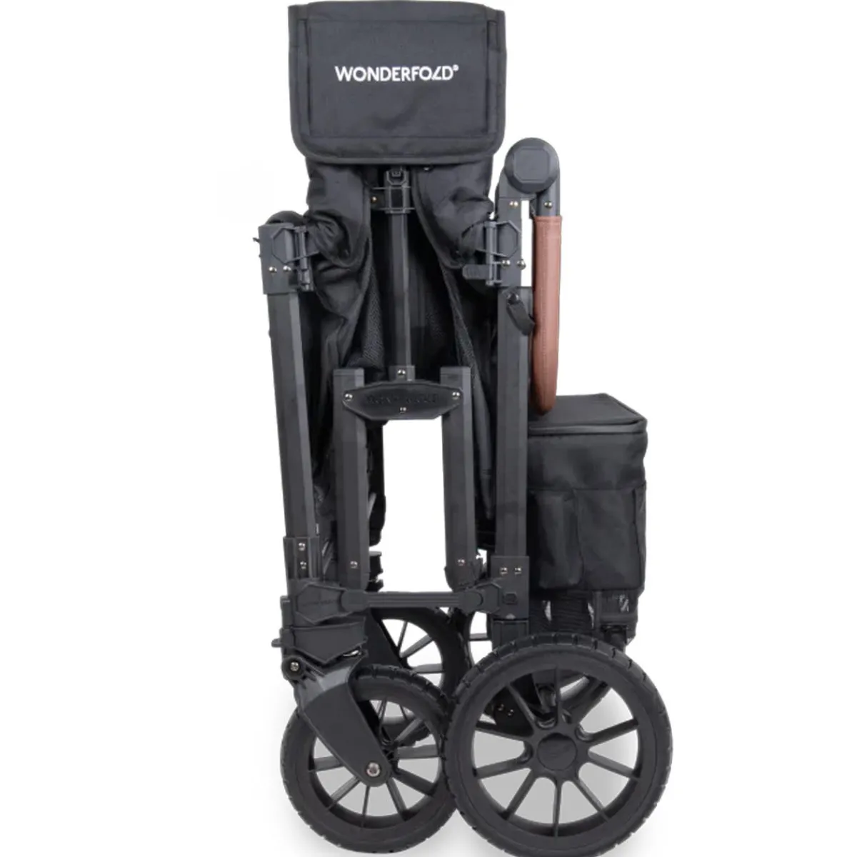 Wagons-WonderFold W2 Luxe Pro Stroller Wagon Jet Black