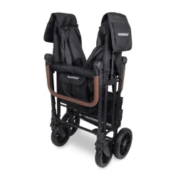 Wagons-WonderFold W6 Luxe Pro Stroller Wagon Jet Black