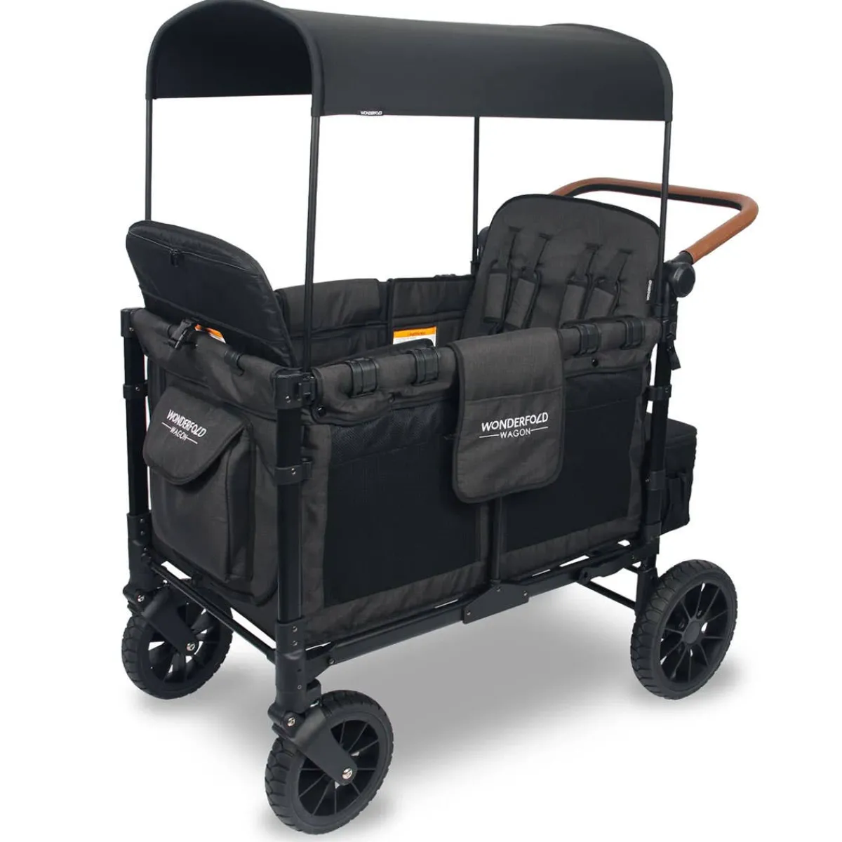 Wagons-WonderFold W4 Luxe Quad Stroller Wagon