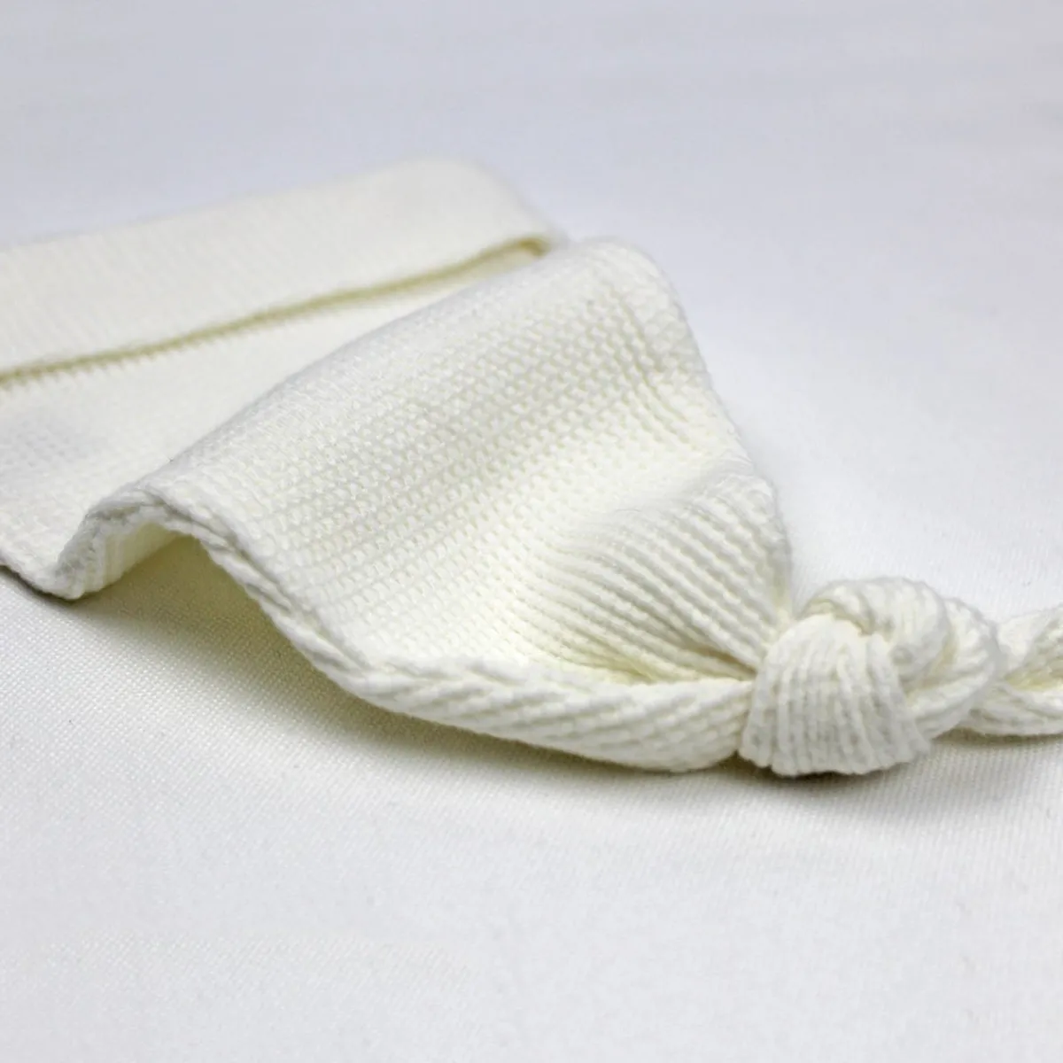 Infant Hats-Simple Waffle Knit Knotted Hat