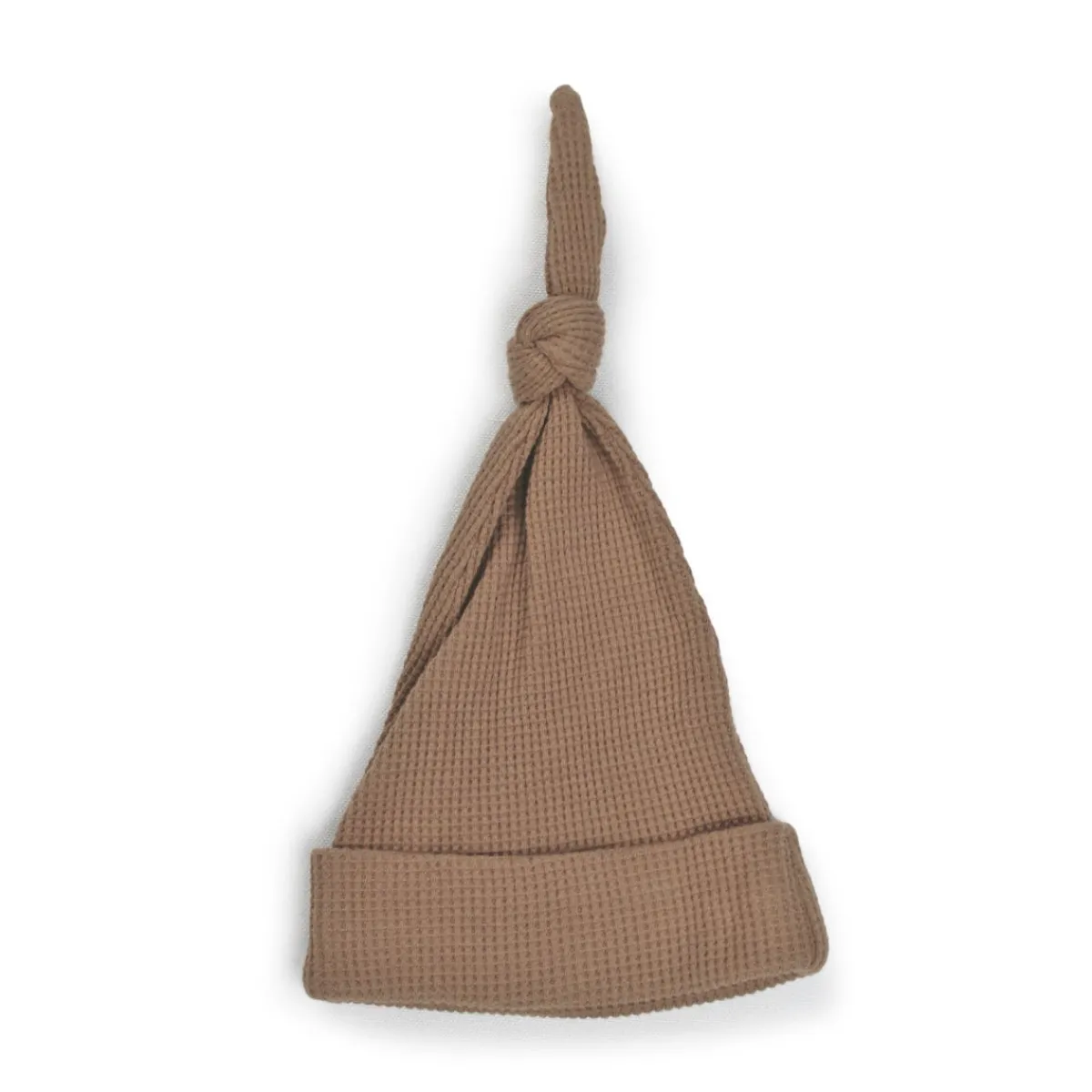 Infant Hats-Simple Waffle Knit Knotted Hat