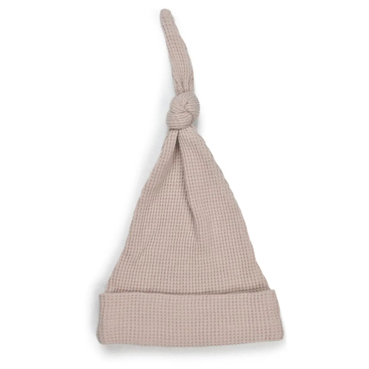 Infant Hats-Simple Waffle Knit Knotted Hat