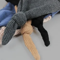 Infant Hats-Simple Waffle Knit Knotted Hat