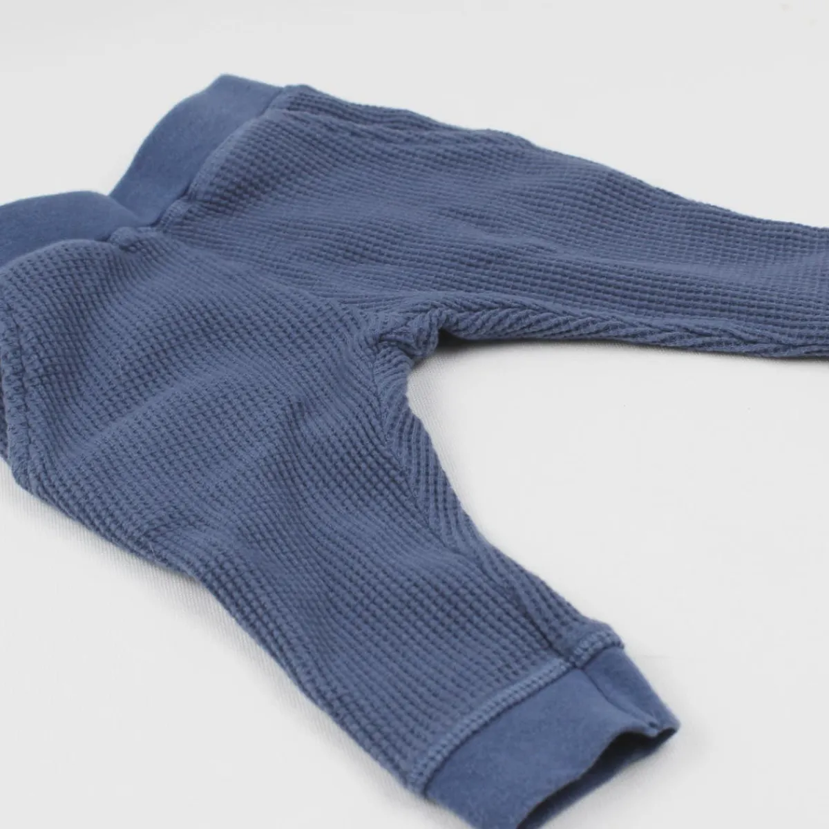 Pants-Simple Waffle Knit Pant