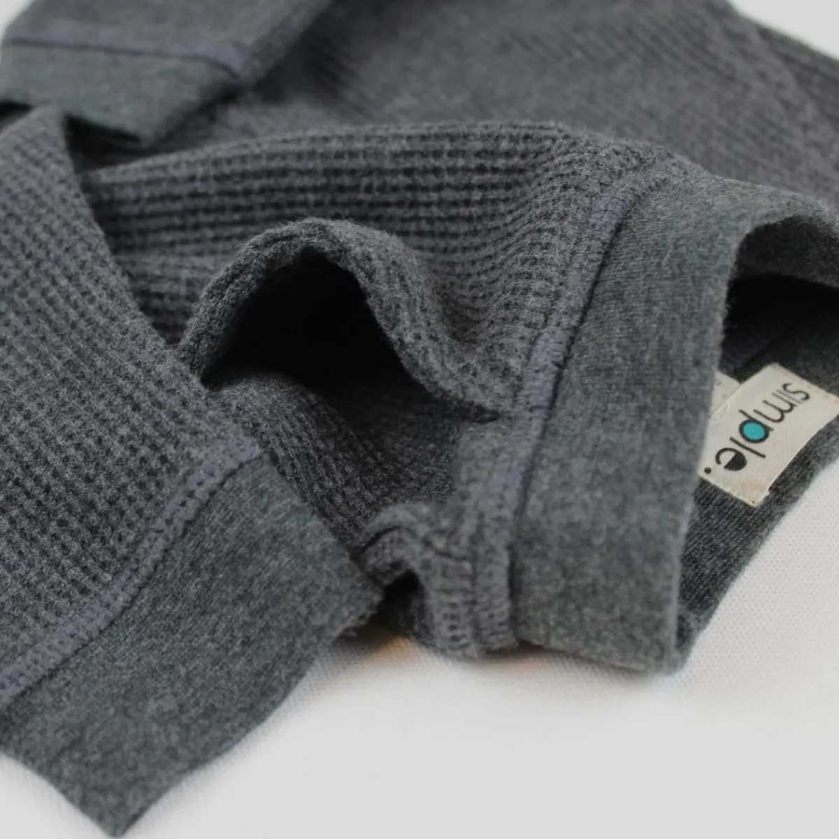 Pants-Simple Waffle Knit Pant
