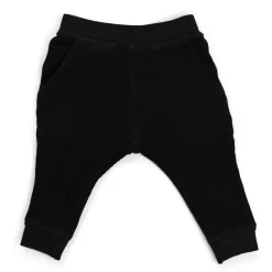Pants-Simple Waffle Knit Pant