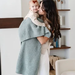 Blankets-Saranoni Waffle Knit Receiving Blanket