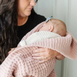 Blankets-Saranoni Waffle Knit Receiving Blanket