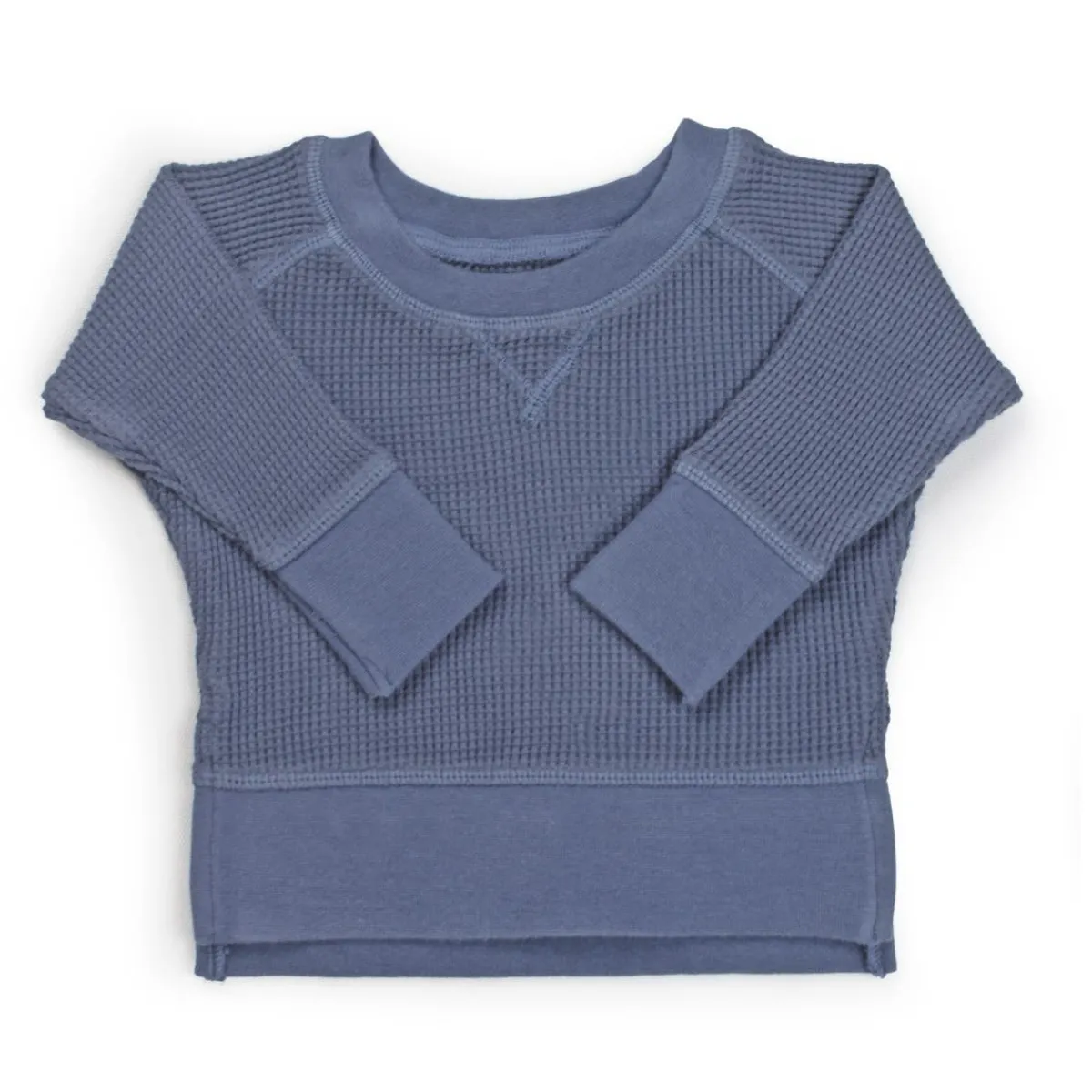 Sweaters + Jackets|Tops + Tees-Simple Waffle Knit Top