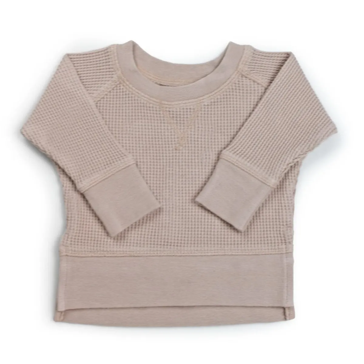 Sweaters + Jackets|Tops + Tees-Simple Waffle Knit Top