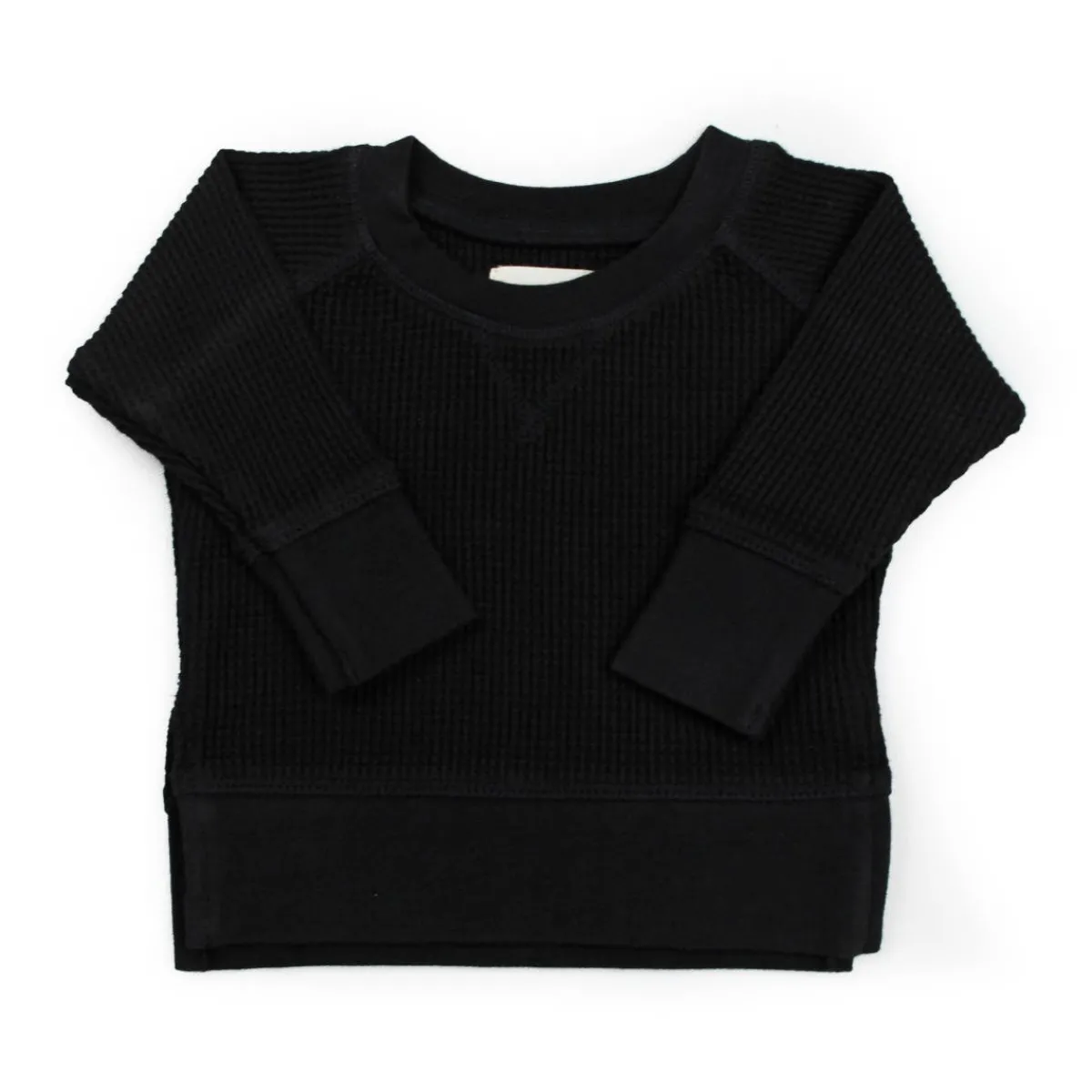 Sweaters + Jackets|Tops + Tees-Simple Waffle Knit Top