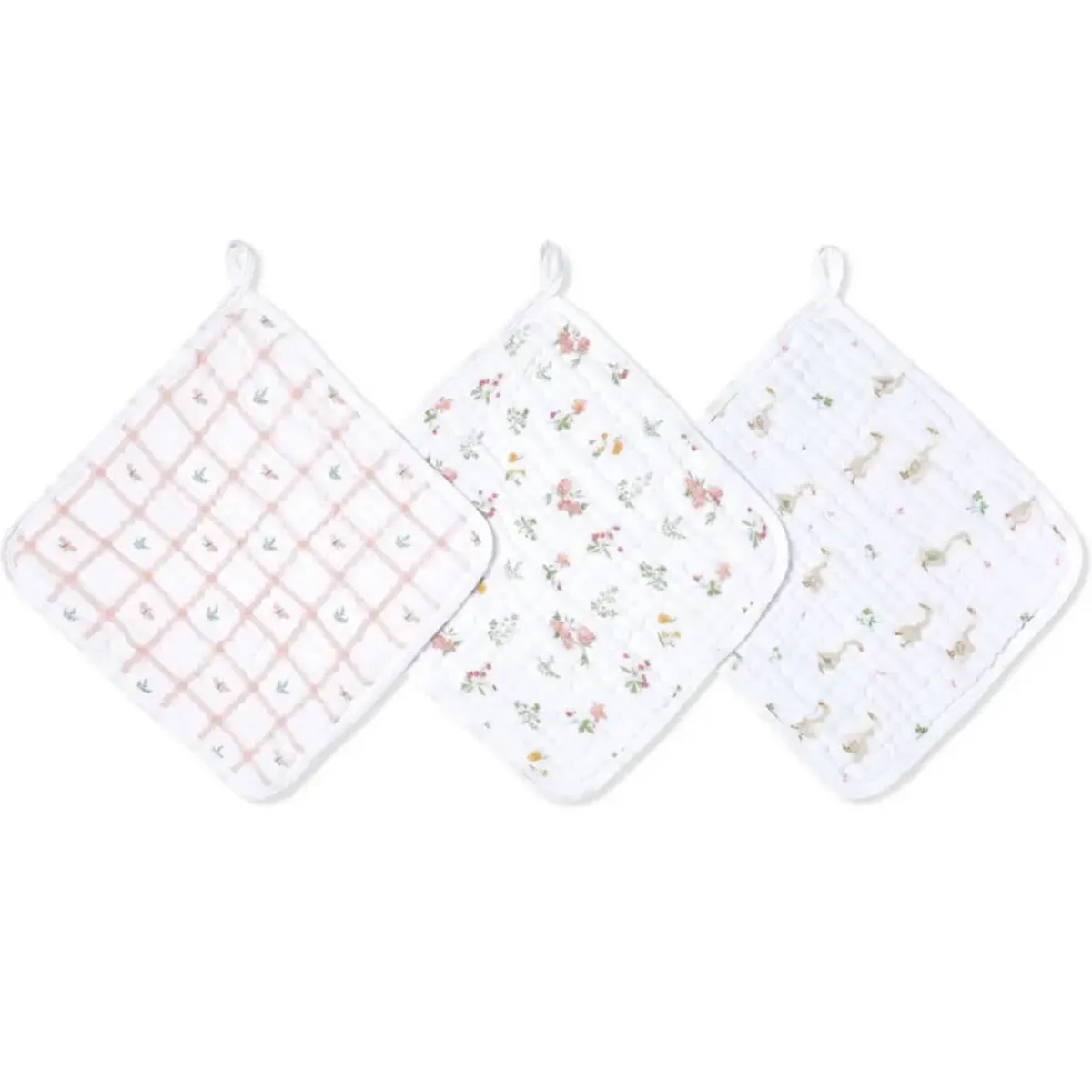 Towels + Cloths-aden + anais essentials Wash Cloth (3 Pack)