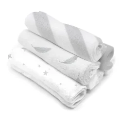 Towels + Cloths-Kushies Wash Cloths (6 Pack)