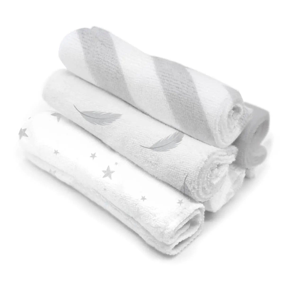 Towels + Cloths-Kushies Wash Cloths (6 Pack)