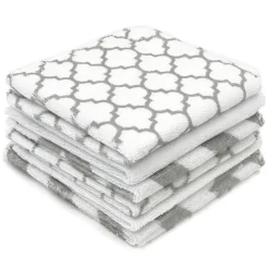 Towels + Cloths-Kushies Wash Cloths (6 Pack)