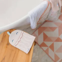 Towels + Cloths-Copper Pearl Wash Mitt