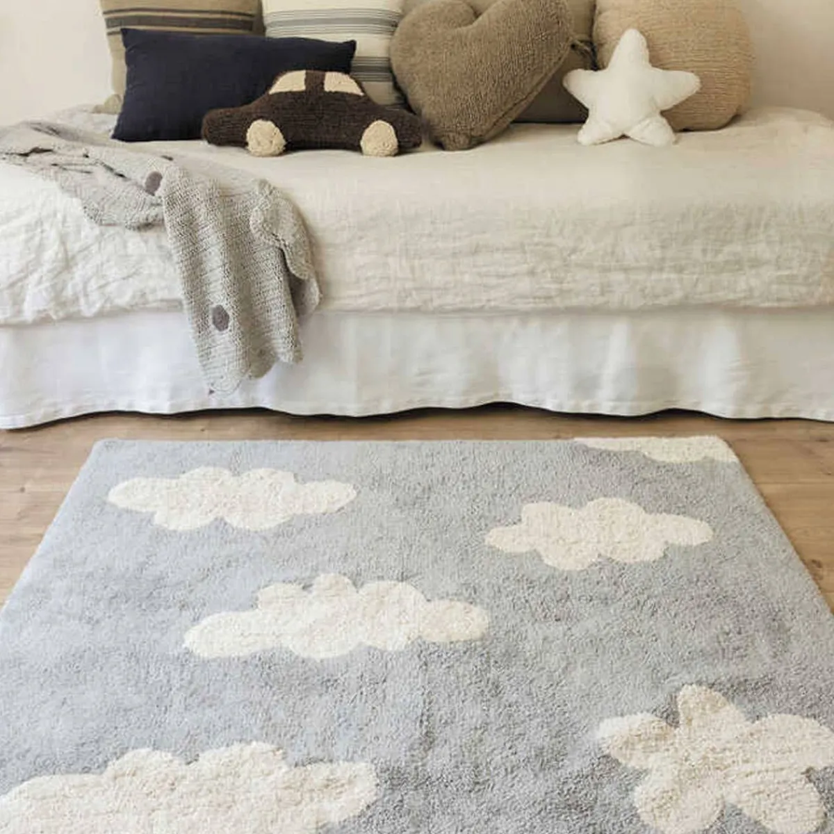 Rugs-Lorena Canals Washable Rug - Clouds