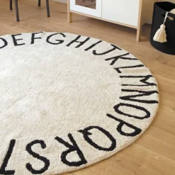 Rugs-Lorena Canals Washable Rug - Round ABC