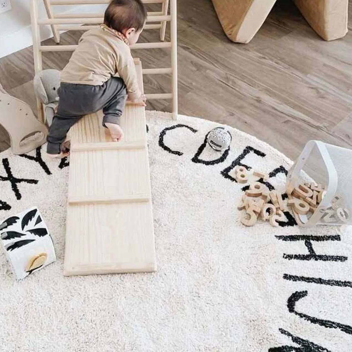 Rugs-Lorena Canals Washable Rug - Round ABC