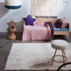 Rugs-Lorena Canals Washable Rug - RugCycled ABC (Small)