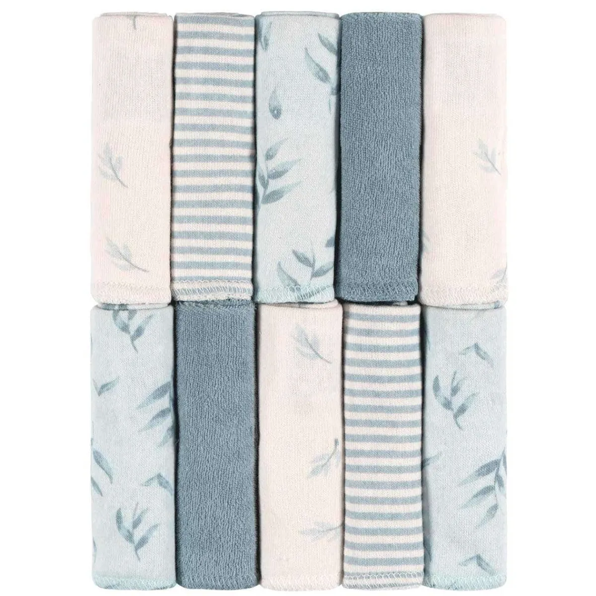 Towels + Cloths-Just Born Washcloth (10 Pack)