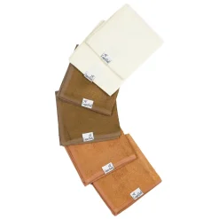 Towels + Cloths-Copper Pearl Washcloth Set