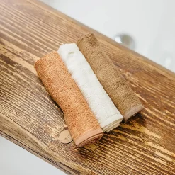 Towels + Cloths-Copper Pearl Washcloth Set