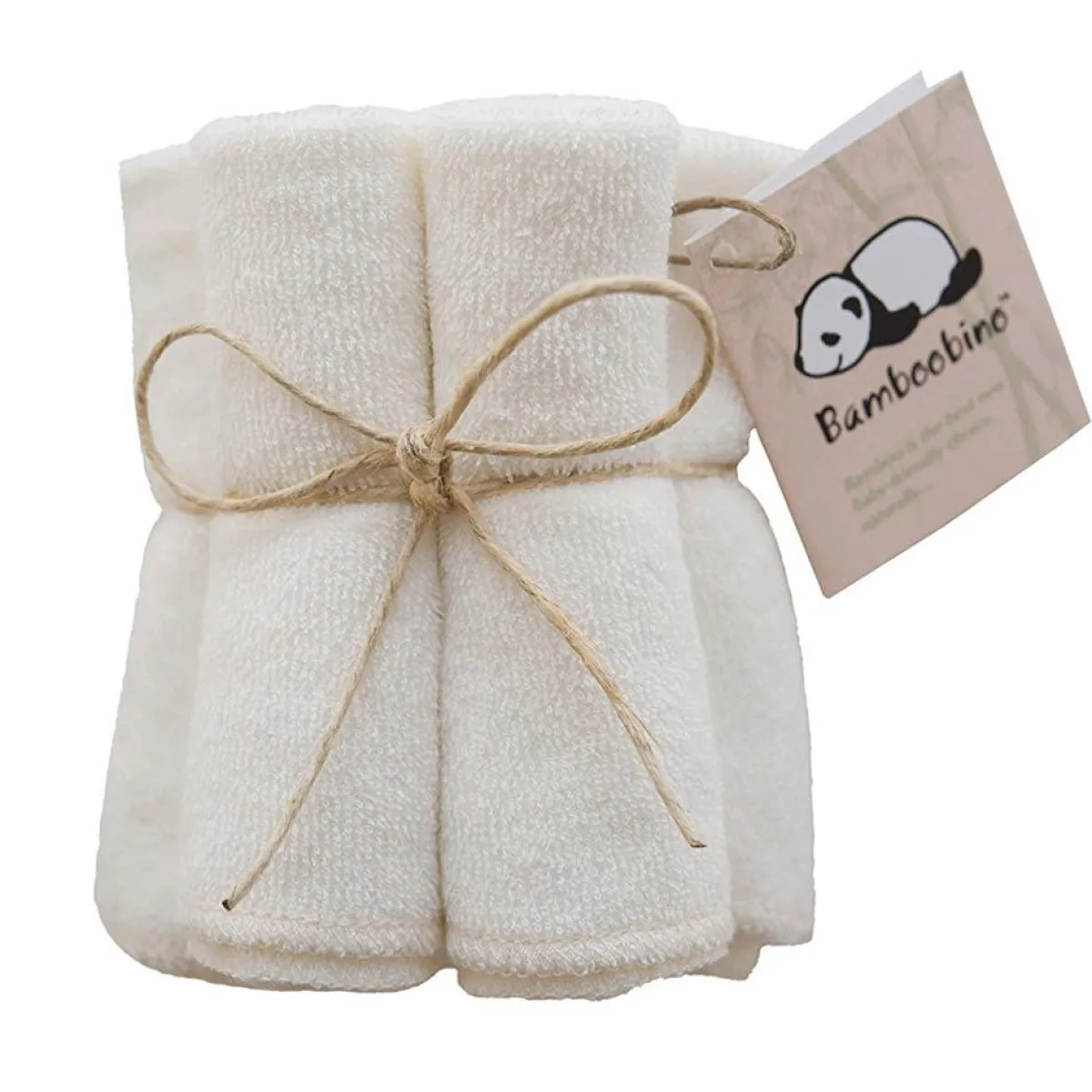 Towels + Cloths-Bamboobino Washcloths (5 Pack)