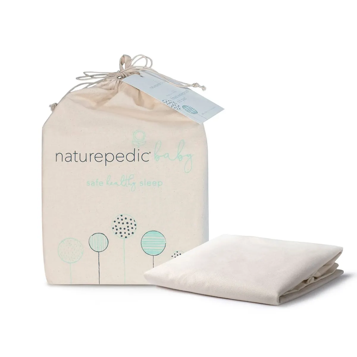 Crib Mattress Protection-Naturepedic Waterproof Crib Mattress Protector