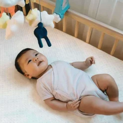 Crib Mattress Protection-Kushies Waterproof Crib Mattress Protector White