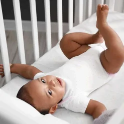 Crib Mattress Protection-Kushies Waterproof Crib Mattress Protector White