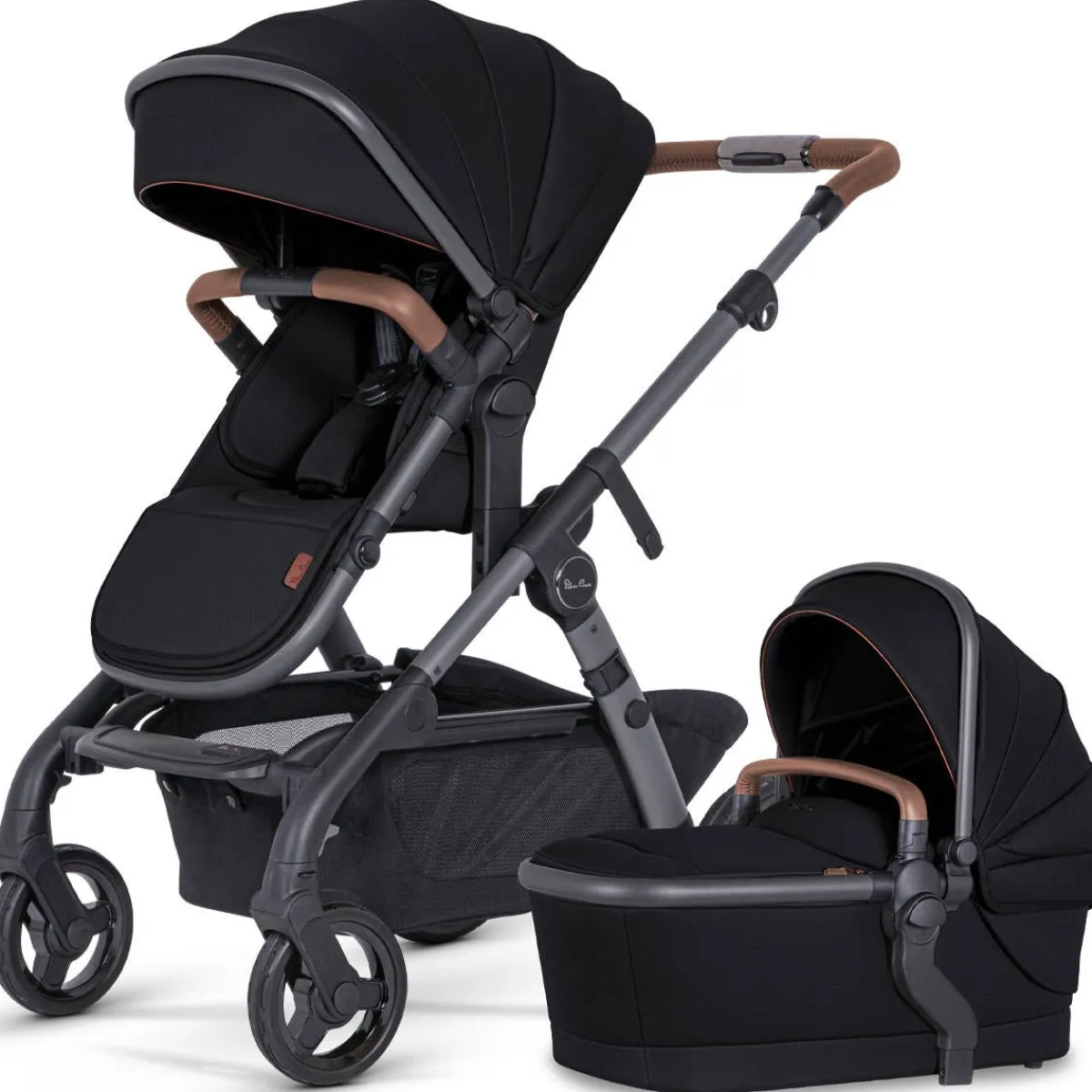 Single-To-Double Strollers|Full-Sized Strollers-Silver Cross Wave 3 Stroller