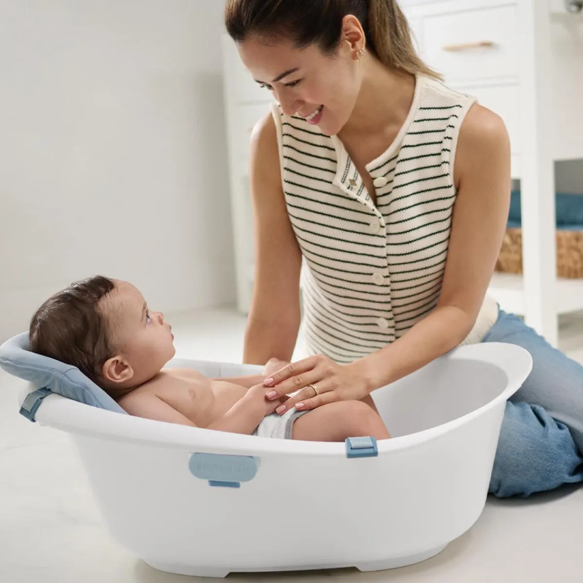 Infant Tubs-Skip Hop Wave 4-in-1 Bath Tub
